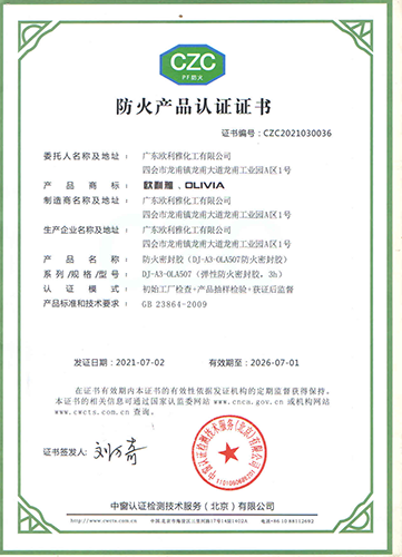 Product Certificate